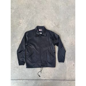 Ebbets Field Portland Mavericks Satin Black Jacket Sz Large